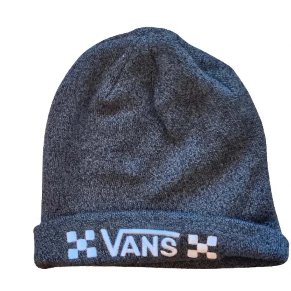 Vans Logo Beanie — Charcoal Gray OS